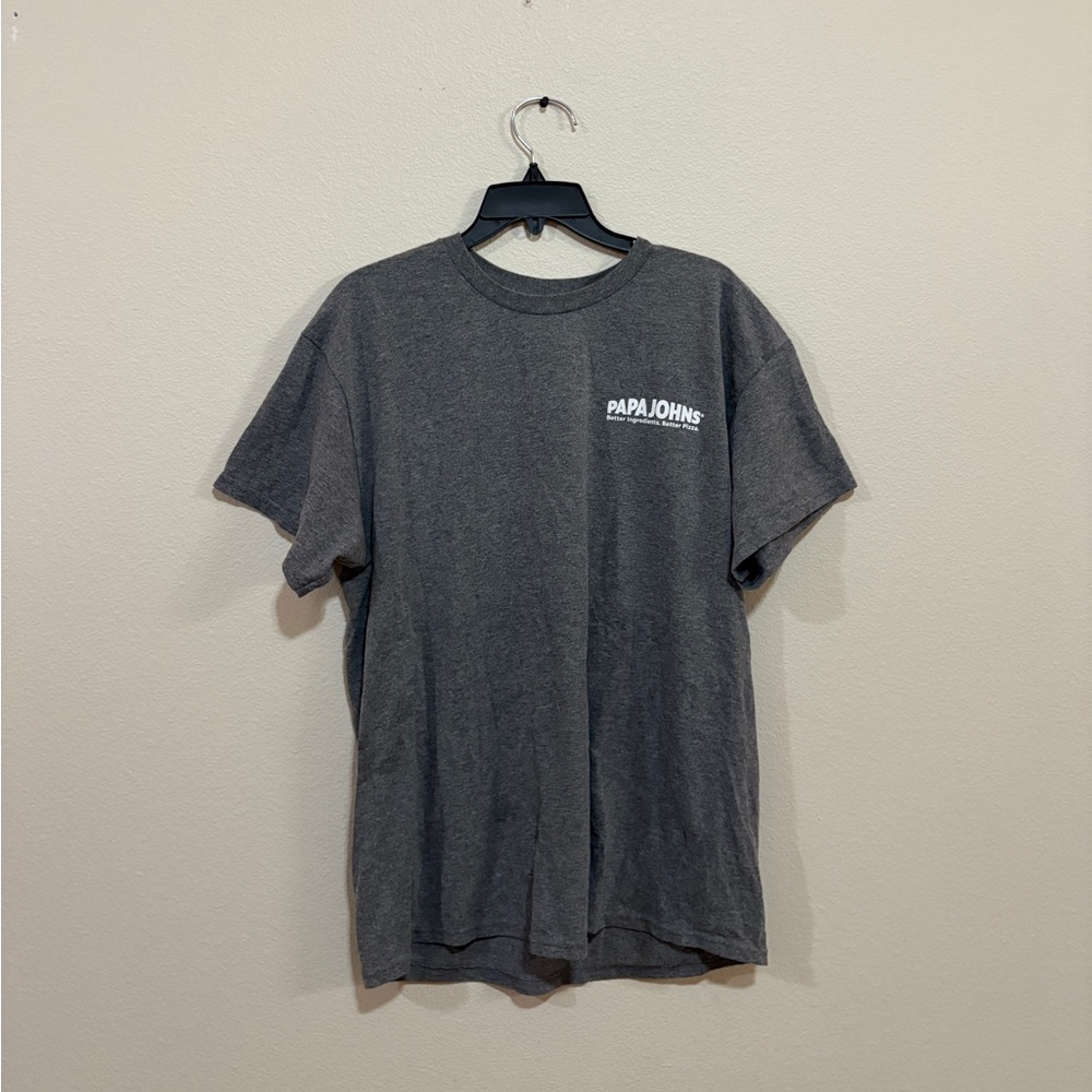Papa John’s Charcoal Gray Men's Tee